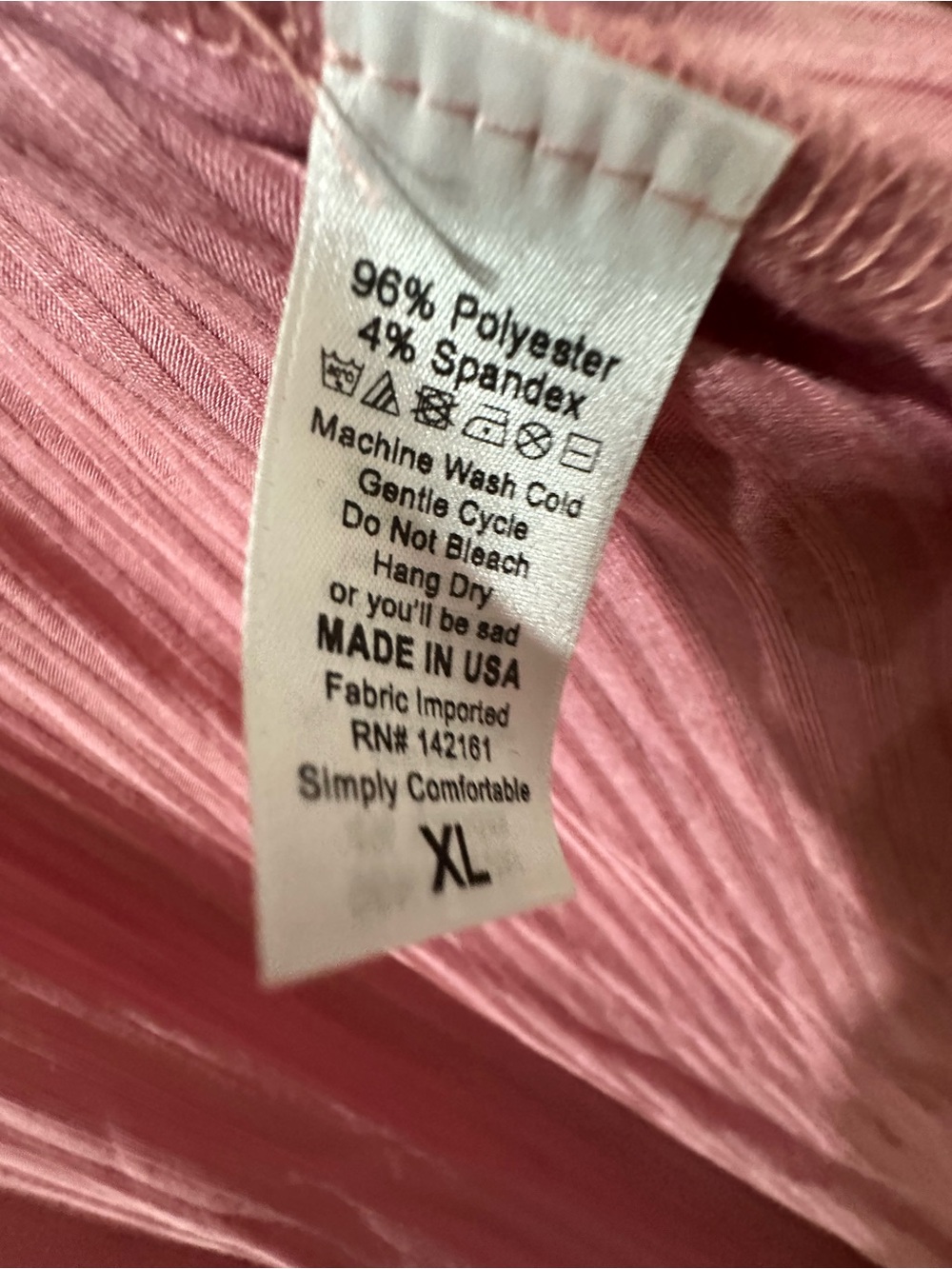 LuLaRoe Long Pink Sleeveless Cardigan Duster - Picture 3 of 4